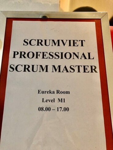 Lớp Professional Scrum Master khoá tháng 3 năm 2020